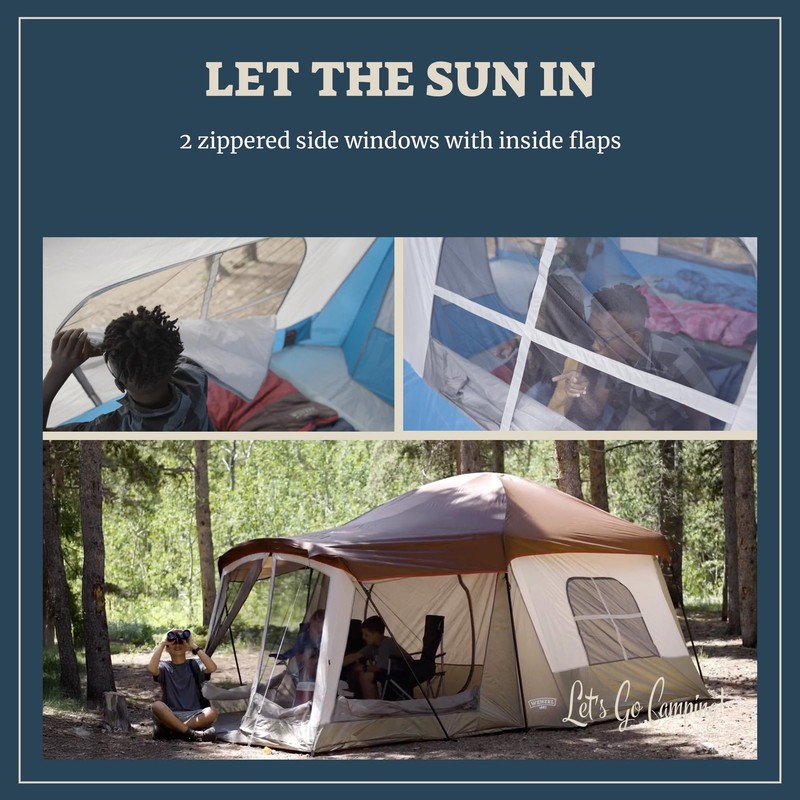 8 Person Klondike Tent, Blue gallery