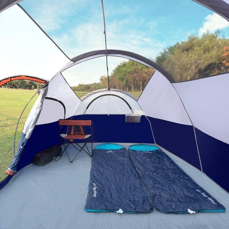 Easy Setup 8-Person Family Tent with Separated Room Divider Perfect for Camping gallery