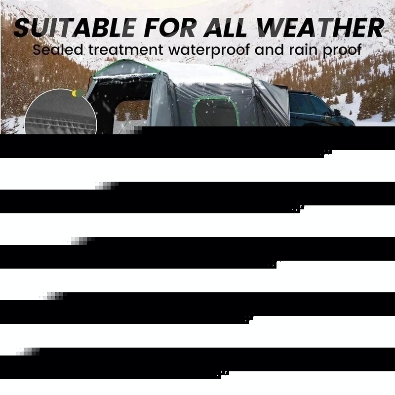 SUV Tent, 5-9 Person Rectangle Car Tent for Family Camping, Waterproof & Wind... gallery