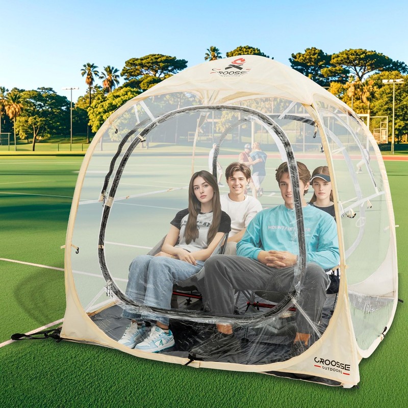 Sports Tent Pop Up Shelter – Instant Pod for All Weather, 4 Person Bubble Ten…