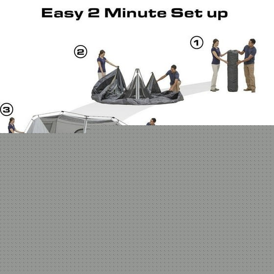 Ozark Trail 17' x 15' Person Instant Hexagon Cabin Tent, Sleeps 11 gallery