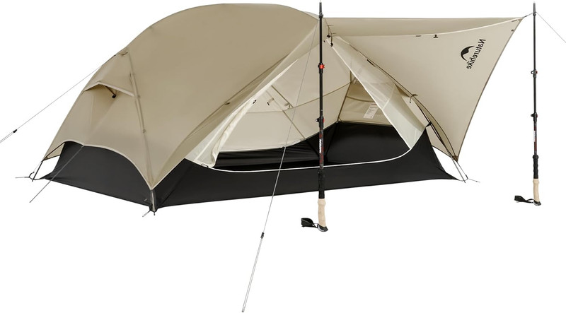 Naturehike Mongar UL 1-2 Person Backpacking Tent,15D Nylon Waterproof Ultralight