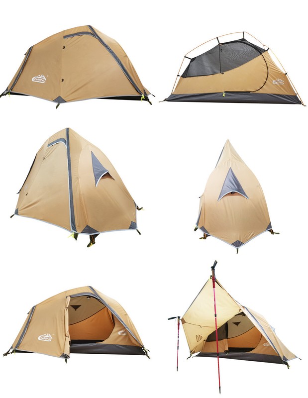 Camppal 1 Single Person 4 Seasons Lightweight Backpacking Tent for Solo Camping! gallery