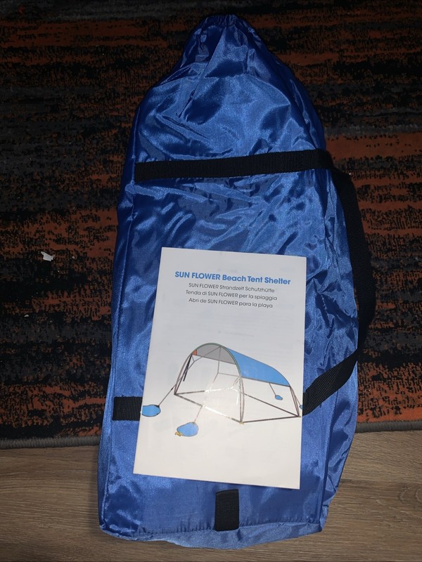 Mxmzhu Sun Flower Beach Tent Shelter 10.5 1pc Royal Blue gallery