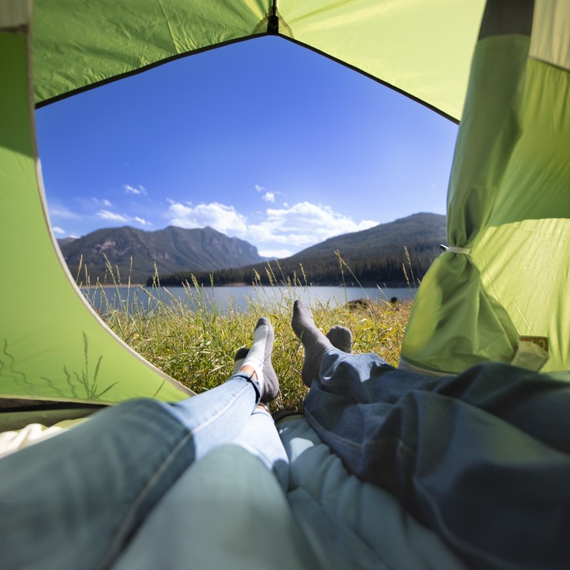 Coleman Sundome 6-Person Dome Tent, Green, 72" Center Height gallery