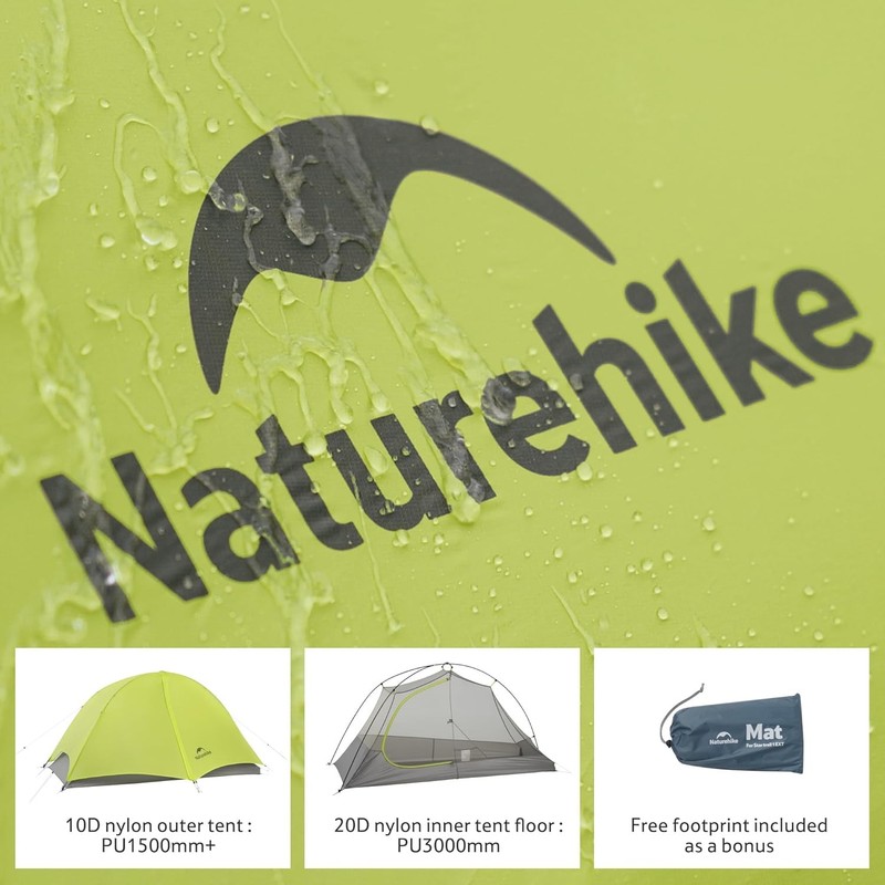 Star Trail Ultralight Backpacking Tent 2.3lb One Person Tent 2.76 lb 2 Person gallery