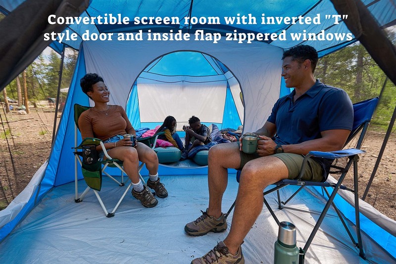8 Person Klondike Tent, Blue gallery