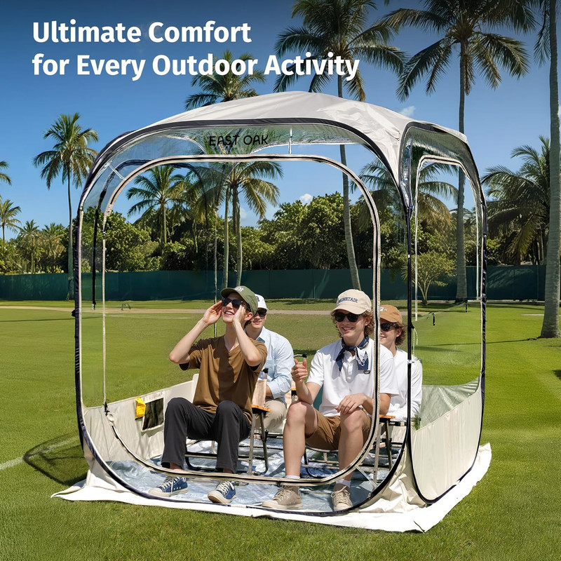Weather Sports Tent for Fishing, Sports Event | Pop up Bubble Tent Instant Sun & gallery