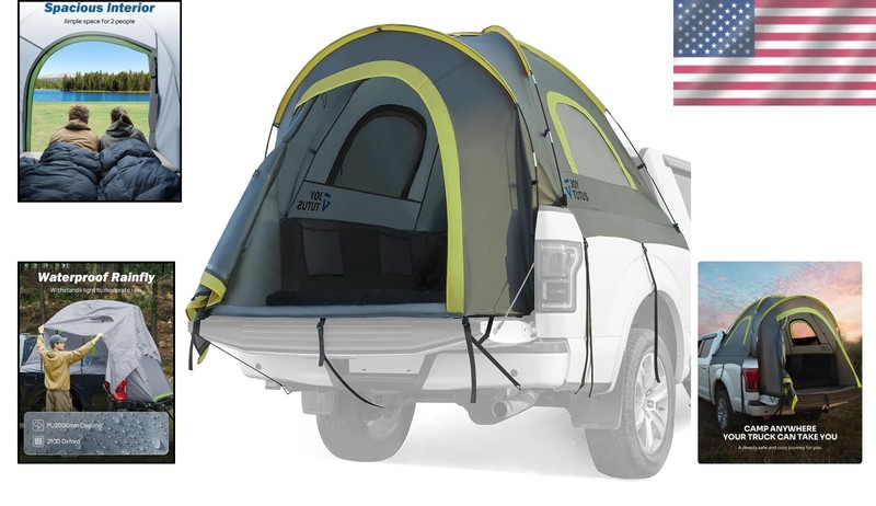 Truck Bed Tent 2.0 - Waterproof Double Layer for 2*// gallery