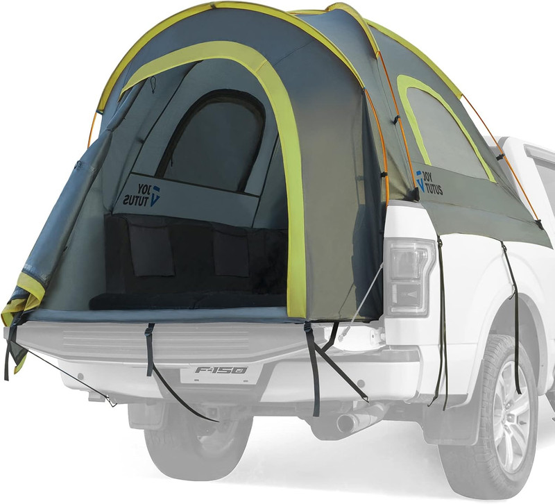Pickup Truck Tent 5Ft 2.0, Waterproof Pu2000Mm Double Layer for 2 Person, Portab
