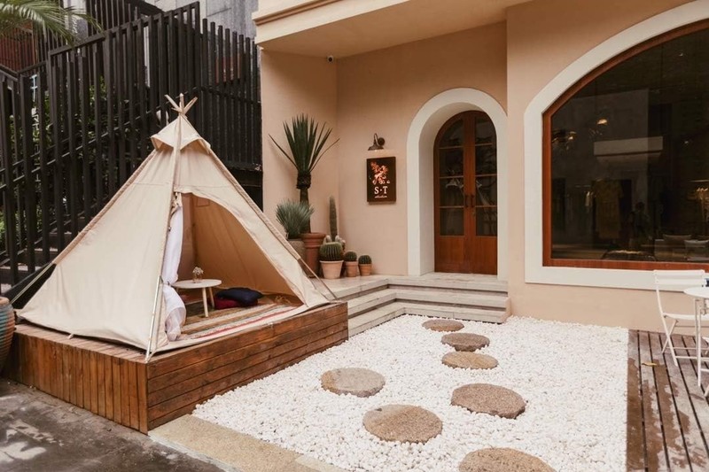 Free Space Outdoor 100% Cotton Canvas Waterproof Pyramid-Shaped #1591H T5-1 gallery