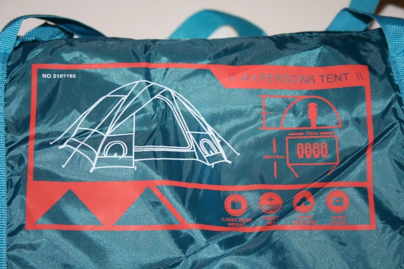 NEW Camping/Traveling Family Dome Tent Water Resistant D-Style Door, 4-Person