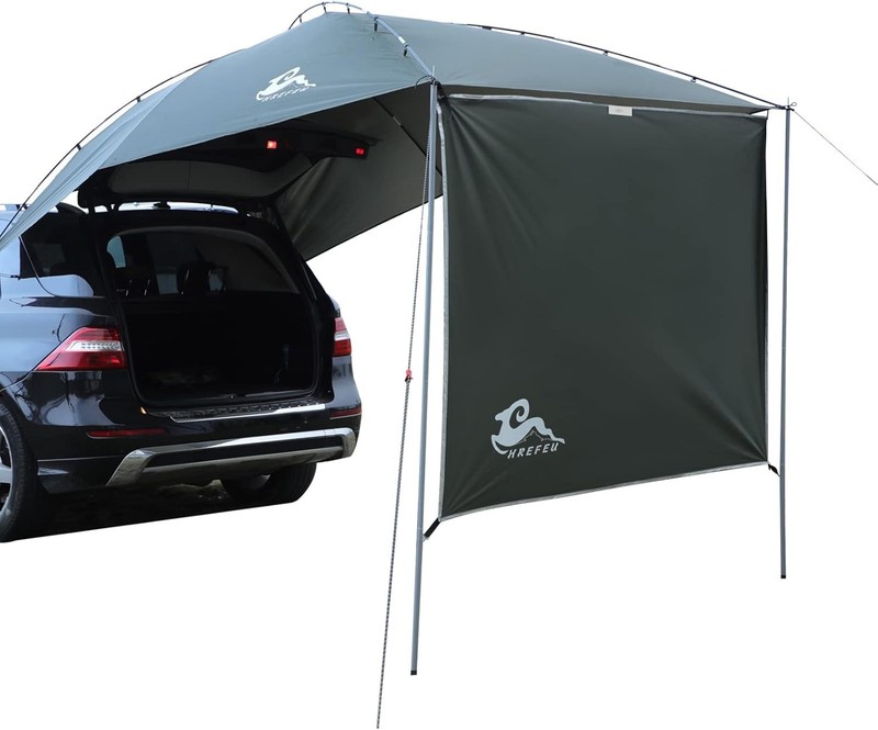 Spacious 136.8"x78" Tailgate Tent Awning for Full-Size SUVs - Waterproof Design gallery