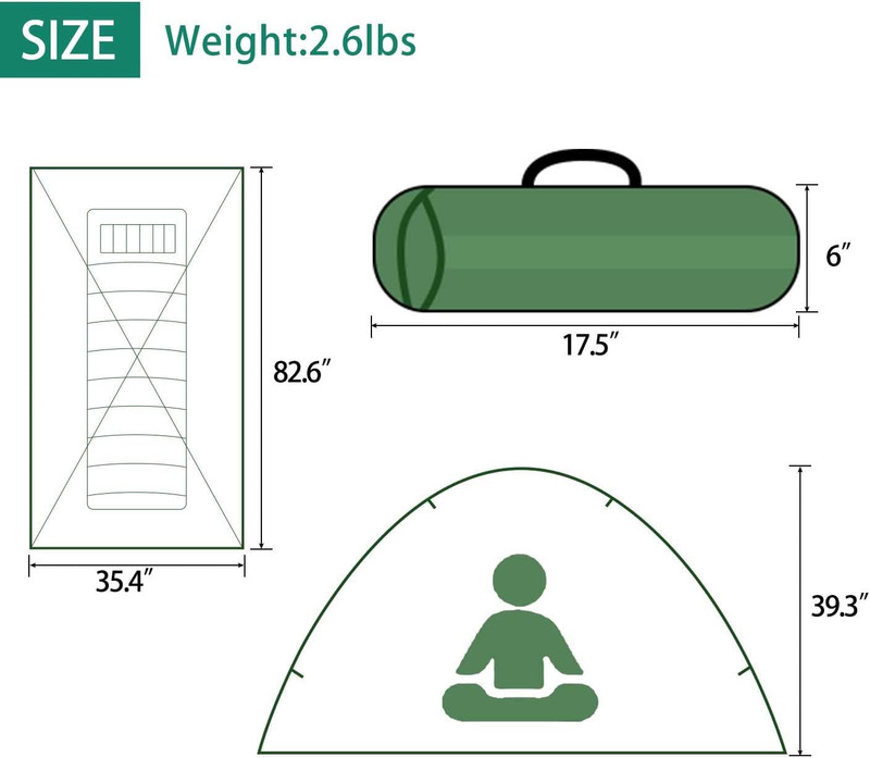 Camping Tent Lightweight Backpacking Tent Camouflage Outdoor Equipment for Campi gallery