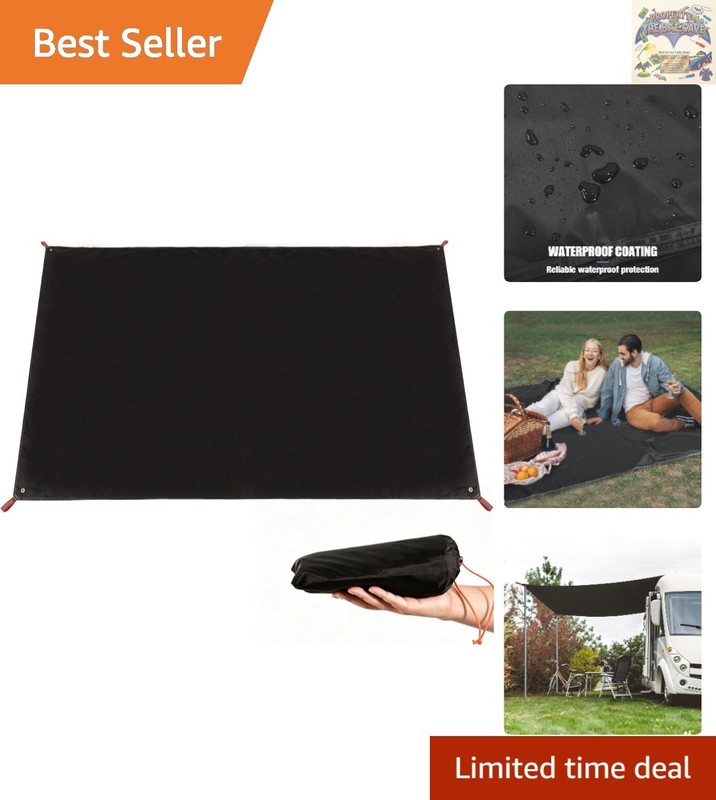 4 in 1 Multifunctional Waterproof Tarp - Perfect for Camping & Hiking 87x55