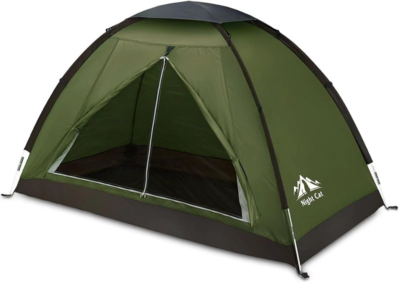 New Night Cat Lightweight Backpacking Tent 1-2 Person Waterproof Fast Shipping