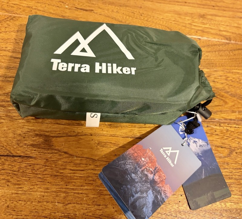 Terra Hiker Camping Tarp Size Small Dark Green, New!