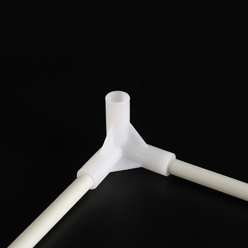 30Pcs White Plastic Tent Pole Fittings Portable Canopy Frame Replacement Parts gallery