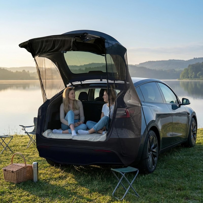 TECUUL Car Camping Tailgate Mesh Screen for SUV, CUV, Mini Van, Tailgate Essenti gallery