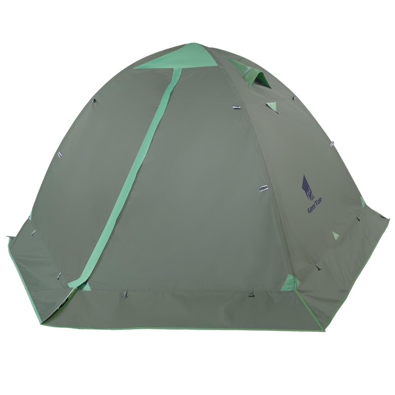 Lightweight 2 Person Backpacking Tent 4 Season Double Layer Waterproof Cold W…