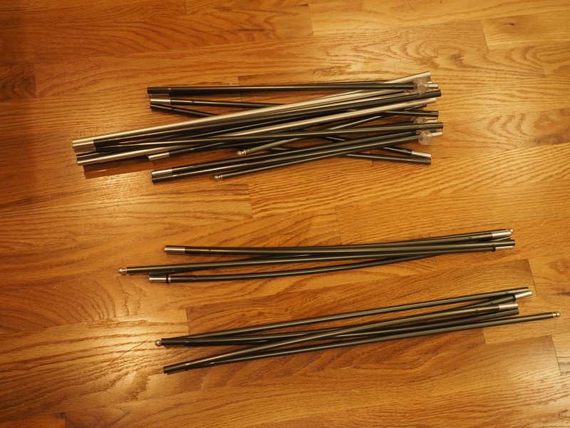 Nemo Losi LS 3p 3 Season Backpacking Tent Poles Only