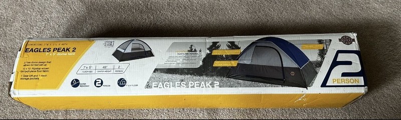 Quest Eagles Peak 2 Dome Tent 7’x5’ NEW