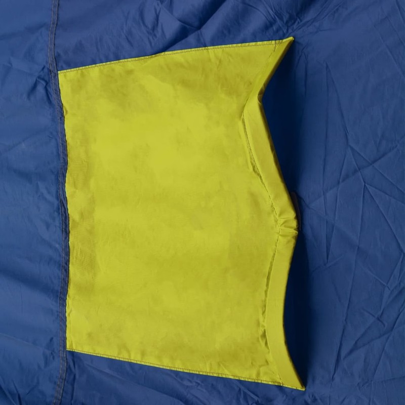 Camping Tent Fabric 9 Persons Blue and Yellow gallery