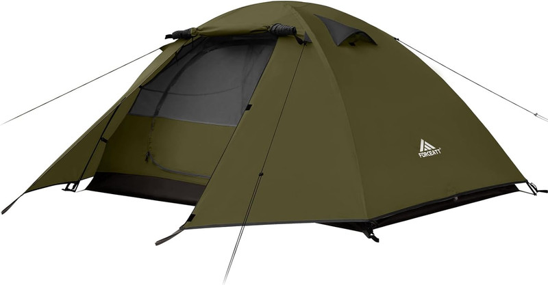 Camping Tent 2/3/4 Person, Professional Waterproof & Windproof Lightweight Backp