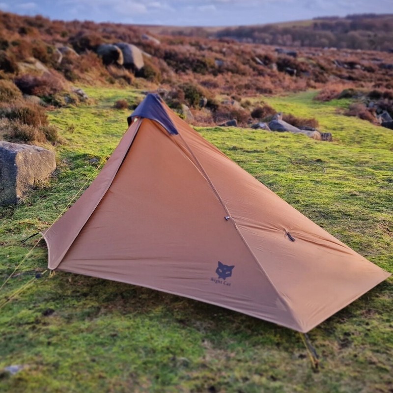 Single Person Camping Tent Ultralight Backpacking Tent Hiking Professional NEW gallery