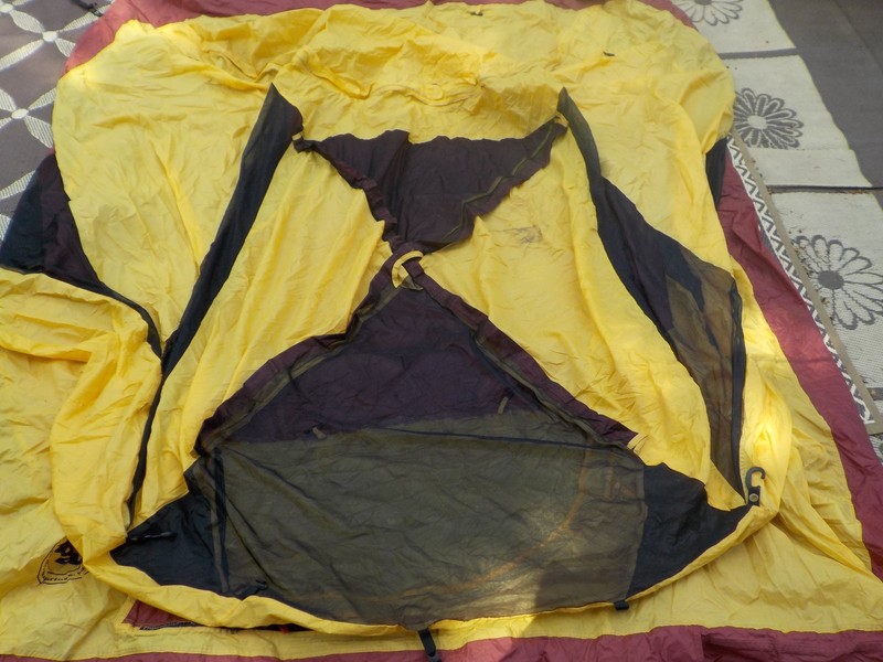 Big Agnes Big HOuse 4 /6 NO POLES No rain fly TLC Repair gallery