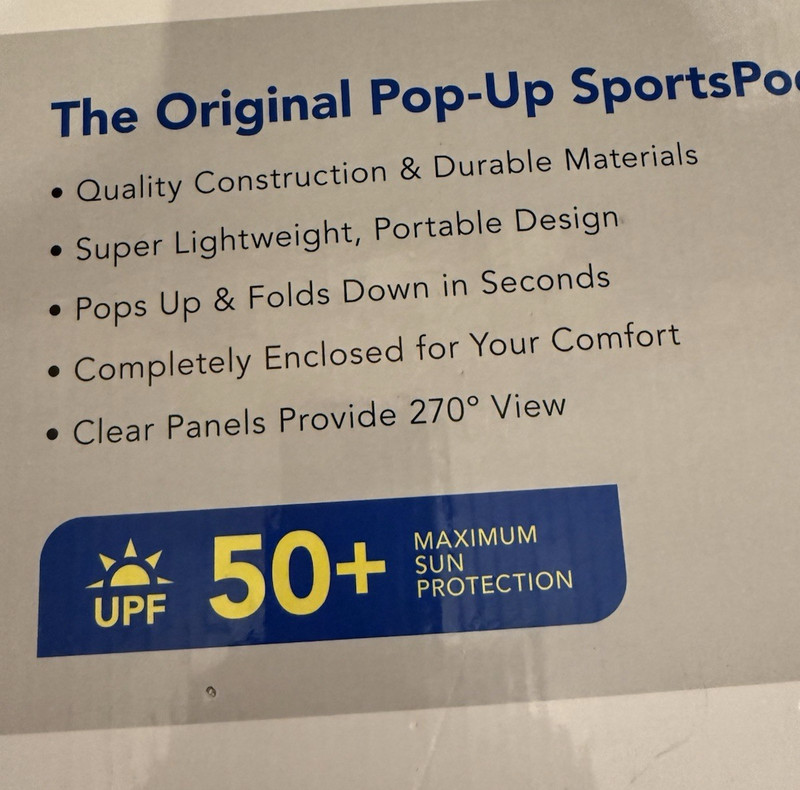 POP-Up WeatherPod by Under the Weather Instapod Royal Blue NEW-baseball, softbal gallery