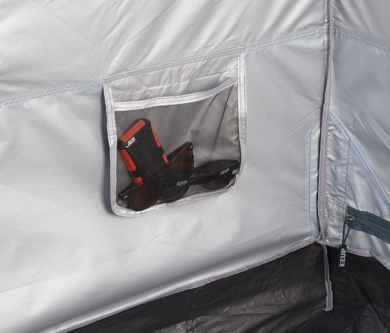 Camping Cube 6.4, Converts 10' Straight Leg Canopy into Camping Tent, Punch gallery