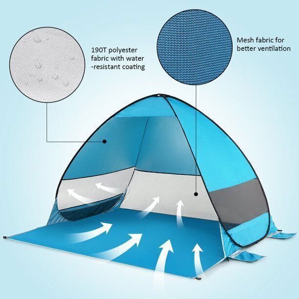 Pop Up Beach Tent Portable Sun Shade Shelter Outdoor Camping Fishing Canopy gallery