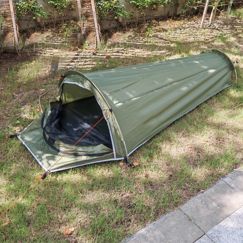 Single Person Ultralight Camping Tent Weatherproof and Quick Assembly Features gallery