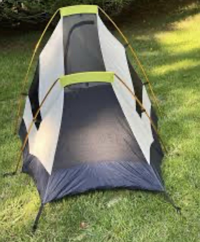 Kelty Zen 2 Person Double Skin Dome Tent Mesh Screen Polyester Gray + rain fly gallery
