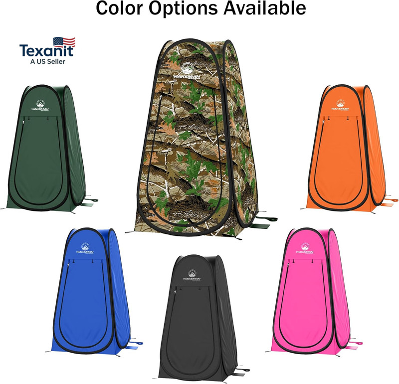 Pop up Changing Tent, 3.3 X 3.3 X 6.2Ft, Camping Shower Tent for Portable Toilet gallery