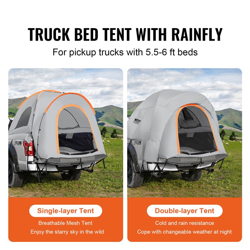 8'-8' SUV Outdoor Camping Tent SUV PU2000 Waterproof for Jeep Wrangler Pick-up gallery