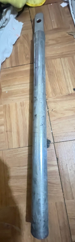 Steel Canopy Tent Pole rod 29″L x 1 5/8″ Diameter with 1 hole no accessories BRL