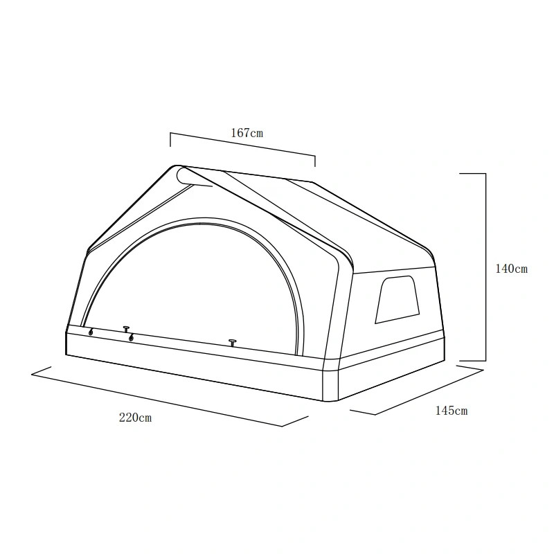 Play.Do! Inflatable Roof Tent Air Shell Wing - Inflatable 20kg Tent gallery