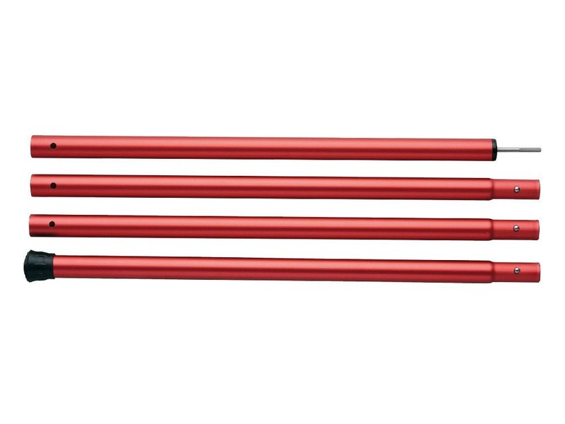 Snow Peak Tarp Wing Pole Red 280cm JP
