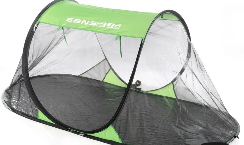 SANSBUG 1-Person Free-Standing Pop-Up Mosquito-Net Tarp Floor